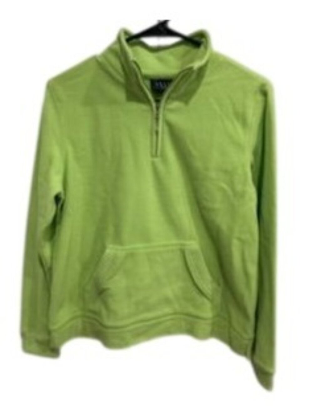 Crazy Horse Small Lime Green 1/4 Zip Fleece Pullover Jacket Skater Naturecore